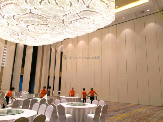 Height Adjustable Foldable Partition Wall with Double Rubber Seals