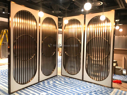 OEM Single Glass Movable Soundproof Partition Walls Fully Transparent  WJ-40G