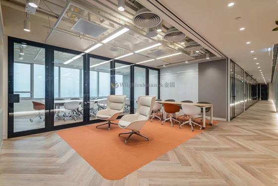 Sound Insulation Demountable Partition Wall Demountable Glass Partitions 85mm