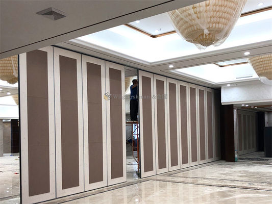 45dB Soundproof Level Gala Banquet Hall Partition Wall Customization