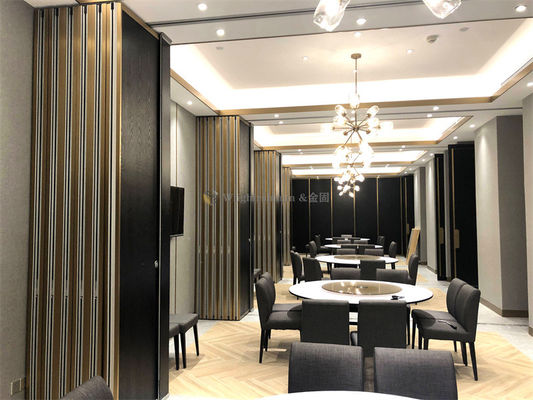 Aluminum Alloy Frame Hotel Partition Wall Customized Color Fireproof