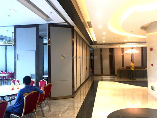 Simple Elegant Banquet Hall Partition Wall  85mm-100mm Thickness