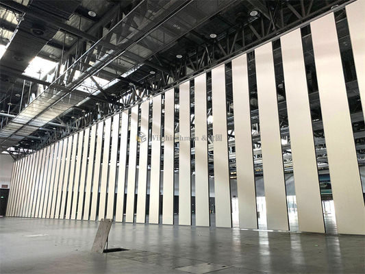 Aluminum Frame Banquet Hall Partition Wall 80mm Thickness High Durability