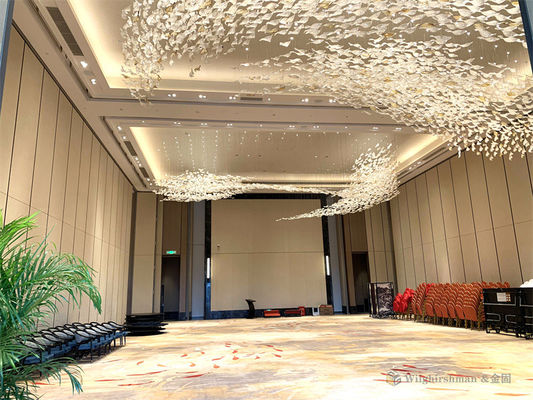 85mm Thickness Function Hall Partition Flexible Partition Wall  Flameproof