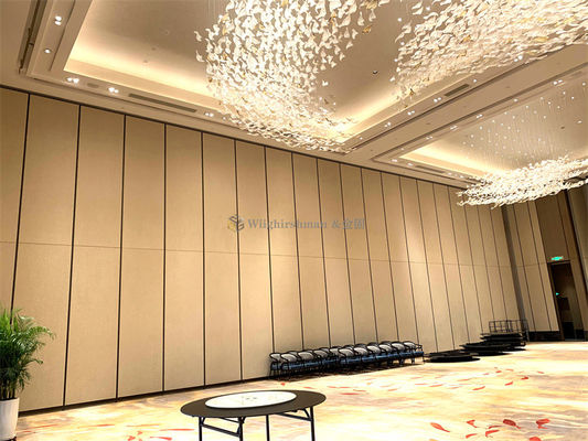 Aluminum Frame Banquet Partition Walls Operable Wall Panels Lightweight