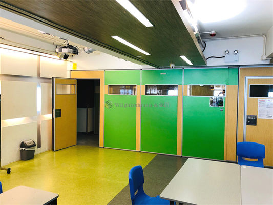 Privacy Function Decorative Partition Wall Movable Wall Panels Aluminum  Frame