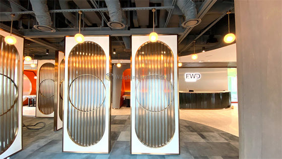OEM Class A Fire Rating Home Movable Partition Wall With 15m Max Height