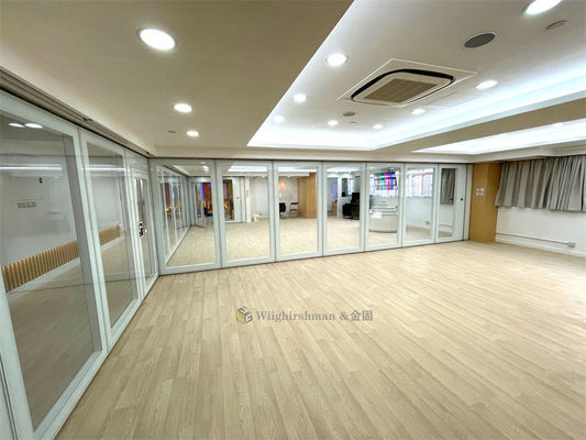 Sturdy Demountable Glass Partitions Glass Wall Room Divider Easy To Install