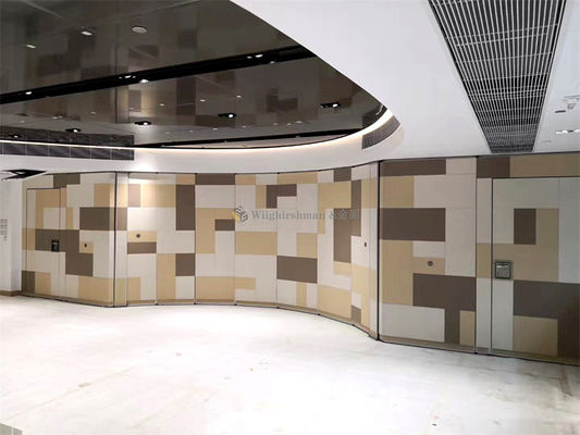 Customized Decorative Partition Wall Portable With Fabric Hard Cushion Surface