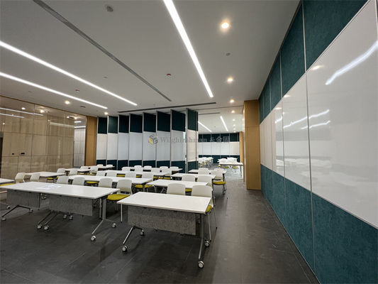 Floor Supported Operable Partition Wall Systems With MDF Board Surface