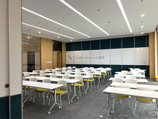 Floor Supported Operable Partition Wall Systems With MDF Board Surface