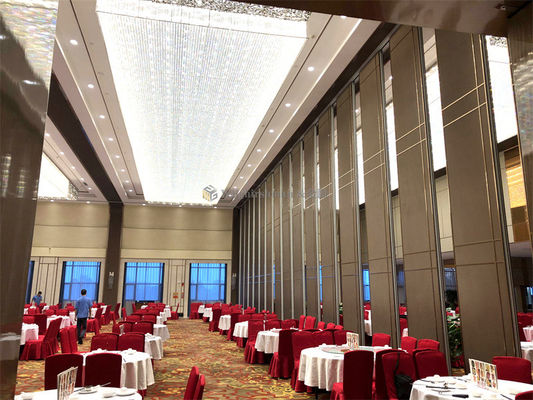 Modern Elegant Hotel Partition Wall With Tracks And Accessories 2.5m Height