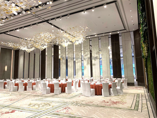 Fire Resistance Restaurant Partition Wall Moveable Easy And Quick Installation