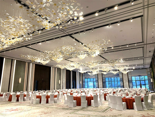 Foldable Partition Wall With Single Or Double Pass Door For Conference Room Space Separation