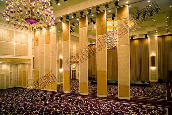 Conference Rooms Manual Operable Partition Wall With MDF Board Surface Manual Operation