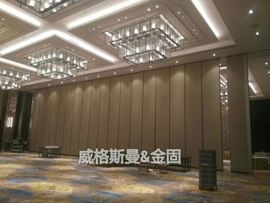 Customized Size Operable Partition Wall Magnetic Or Mechanical Sealing System For Class A Fire Rating