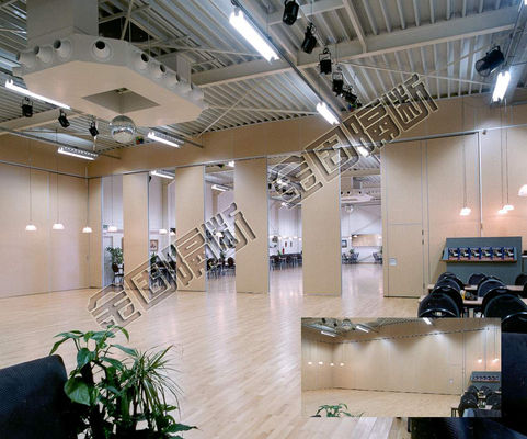 Customization Banquet Hall Partition Wall Function Of Space Partition / Divide With Accessories And Track