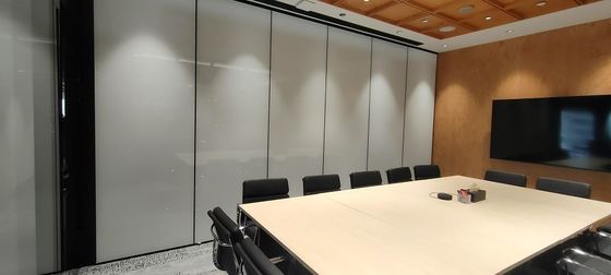 Commercial Spaces Folding Office Room Separator Customization With Anodized Aluminum