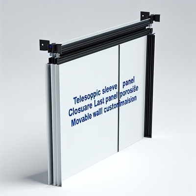 Telescopic Sleeve Panel Last Panel Closure Moveable Wall Partition for Door Customization