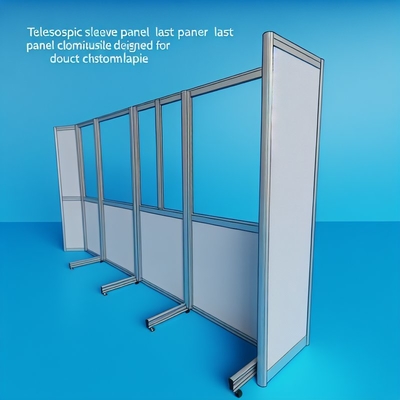Telescopic Sleeve Panel Last Panel Closure Moveable Wall Partition for Door Customization