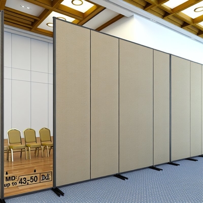 Banquet Halls Movable Partition Wall with MDF Surface and Up To 43-50dB Soundproofing