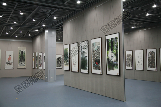 Customized Size Operable Partition Wall for Exhibition Centers Magnetic Sealing System and Mechanical