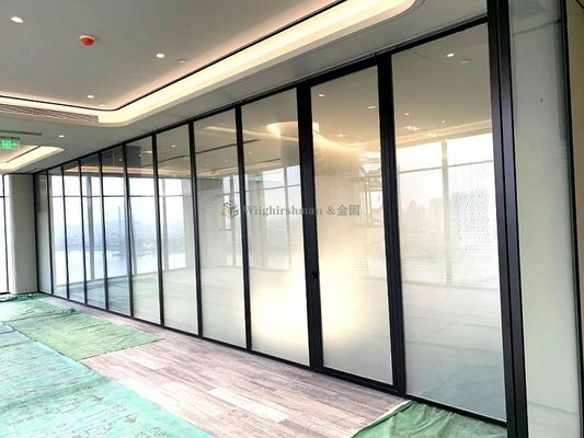 Easy to Install Office Partition Wall for Office and Commercial Spaces Aluminum Surface Material