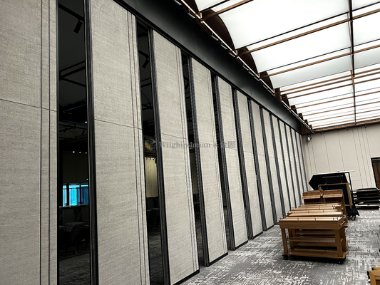 Banquet Halls Movable Partition Wall with MDF Surface and Up To 43-50dB Soundproofing