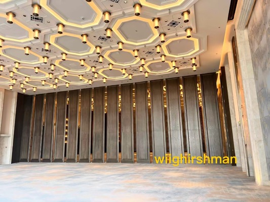 Modern And Elegant Hotel Partition Wall Suitable For Hotels With Aluminum Alloy Frame And Tempered Glass Panel