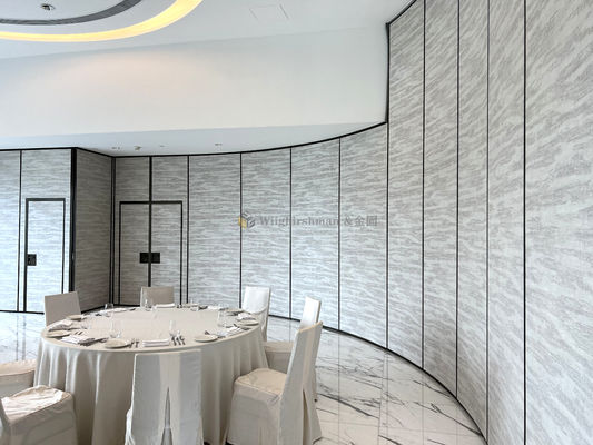 Customized Size Operable Partition Wall with Mechanical Sealing System and MDF Board Surface