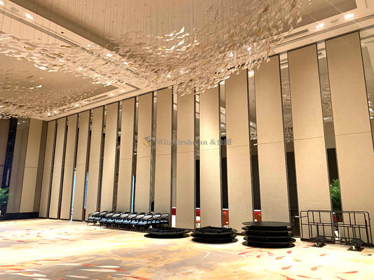 Aluminum Track and Telescopic Sleeve Panel for Moveable Wall Partition in Commercial Buildings