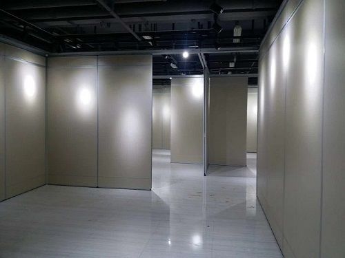 Foldable Folding Partition Wall Fire Rating Class A Pass Door Selection Single Or Double Door