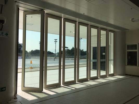 Anodized Aluminum Modern Fireproof Office Partition Wall Designed to Improve Office Layout and Provide Privacy Solutions