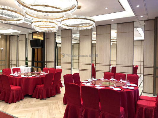 Adjustable And Foldable Event Partition Panel Featuring Class A Fire Resistance and Customizable Designs for Space Utilization