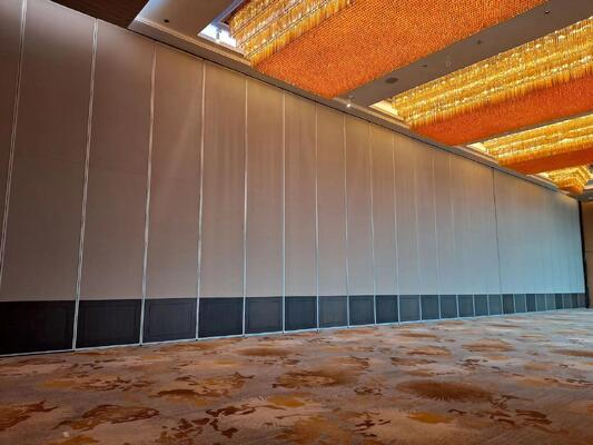 Class A Fire Rating Soundproof Partition Wall Foldable Panel System Designed for Conference Room Noise Control and Space