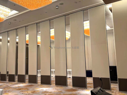 Class A Fire Rating Soundproof Partition Wall Foldable Panel System Designed for Conference Room Noise Control and Space