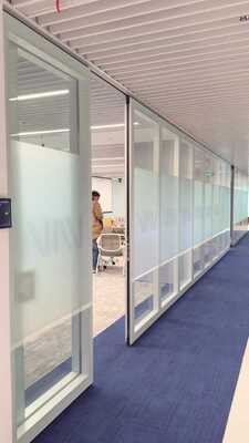 Removable Mobile Folding Wall System Featuring Aluminum Alloy Frame Ideal for Temporary and Permanent Partitioning Needs