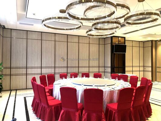 Fire Rating Class A Operable Partition Wall with Manual Operation and Magnetic or Mechanical Sealing System Providing Fire Protection