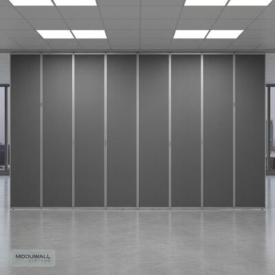 Fabric Panel Dividing Partition Wall Featuring Manual Operation Ideal for Conference Centers and Flexible Office Layouts