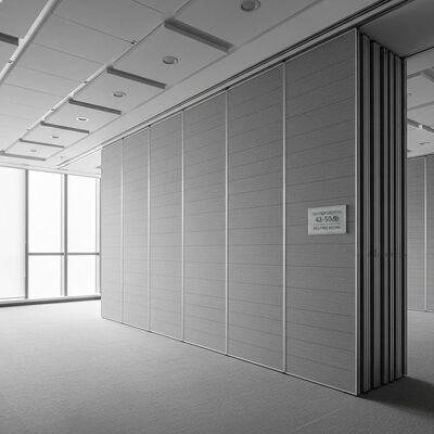 Acoustic Moveable Wall Partition Featuring Soundproofing Up To 43-50dB Designed for Meeting Rooms and Multi Purpose Areas