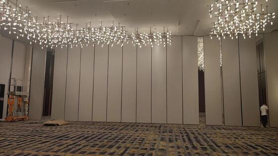 Hotel Mobile Folding Wall System Customizable Features Enabling Quick Reconfiguration and Improved Acoustic Performance